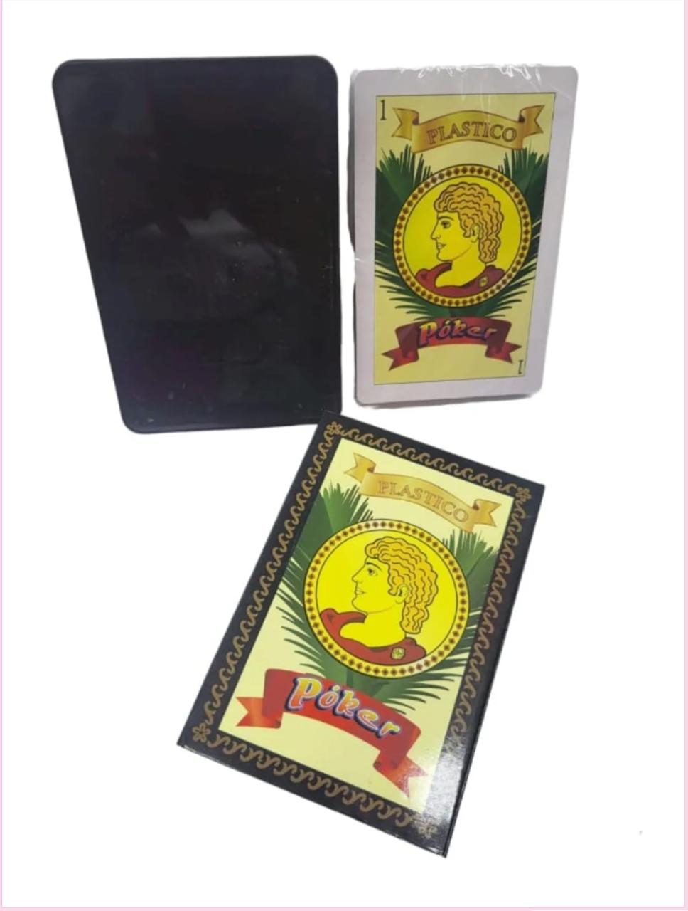 Baraja Negra Plastico