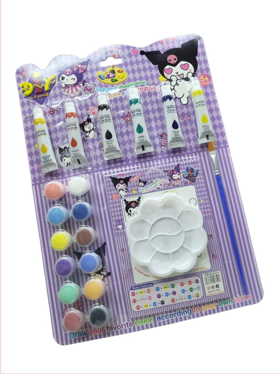 Blister Acuarela Pinturas Cuadrado Csj-708-1