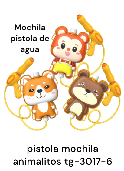 pistola mochila animalitos tg 30176-1