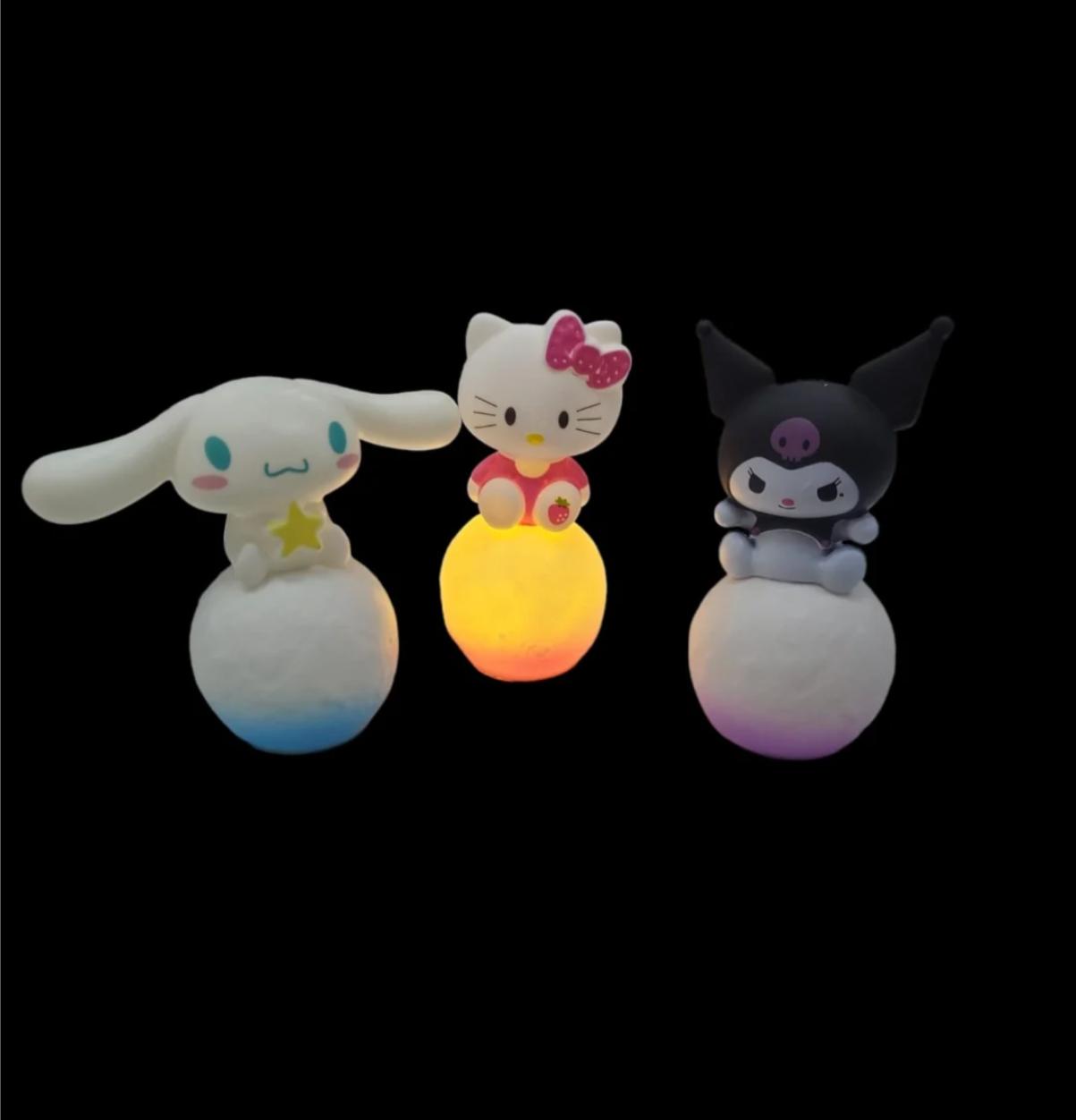Figura Con Luz Kuromi Con 2 Piezas-1
