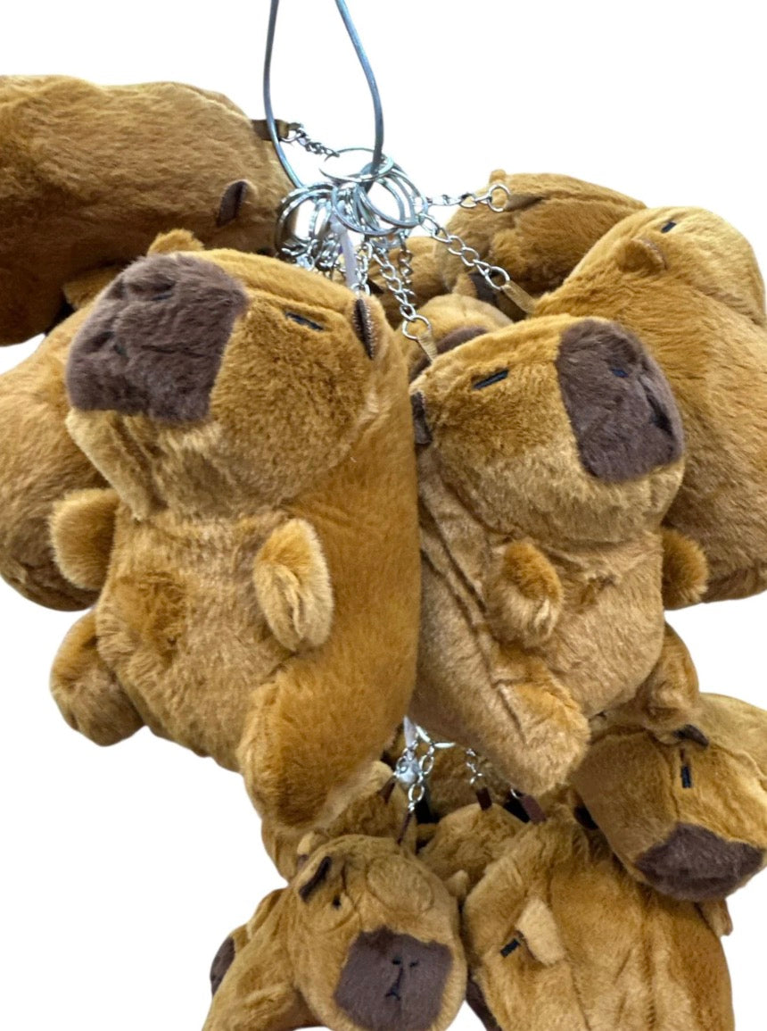 Peluche capibara llavero-1