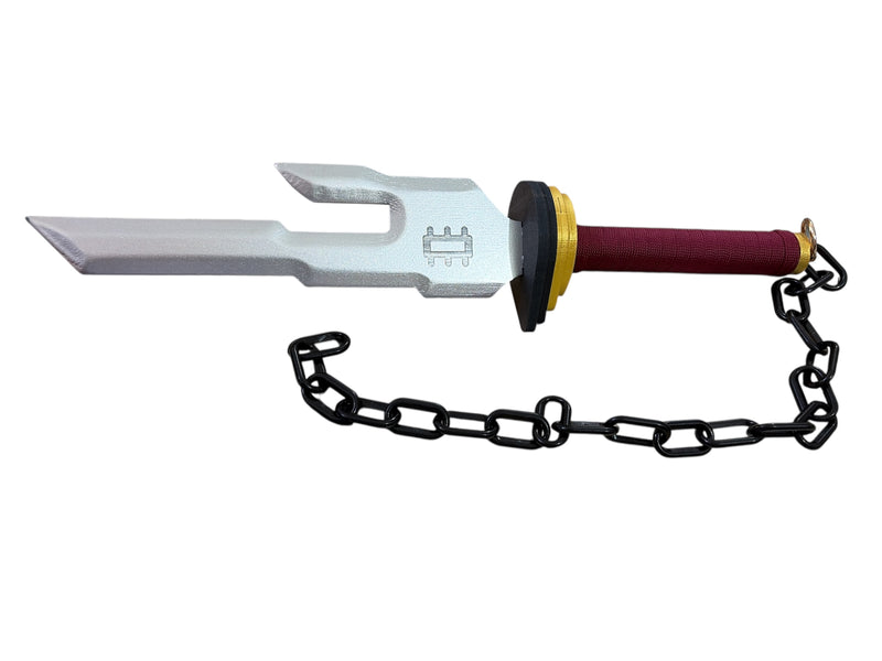 Fushiguro Toji Katana de 18 pulgadas, espada Toji de Anime, tamaño Real, japonés, Katana, Jujutsu Kaisen, cuchillo para Cosplay, regalo de sable samurái-1