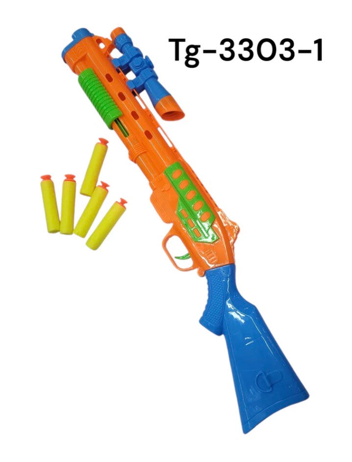 Escopeta tipo nerf con dardos TG33031-1