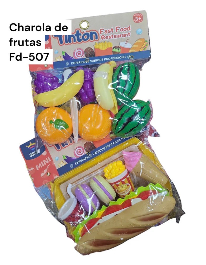 Charola chica con frutas y verduras FD507-1