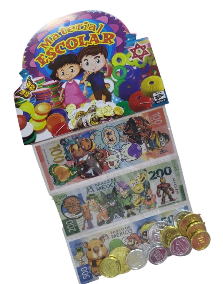 monedas con billete de personajes-1