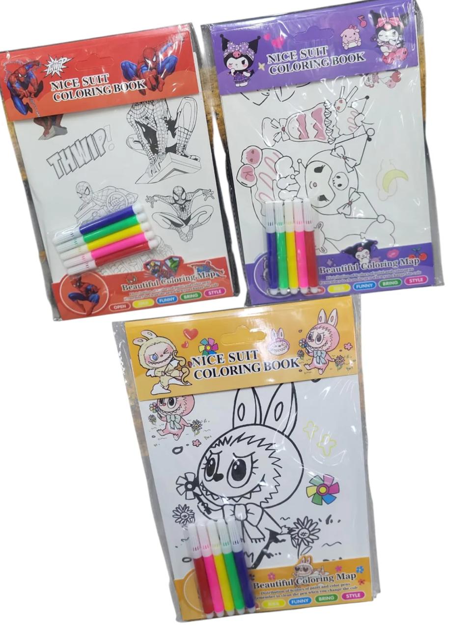 acuarela plumin cartulina