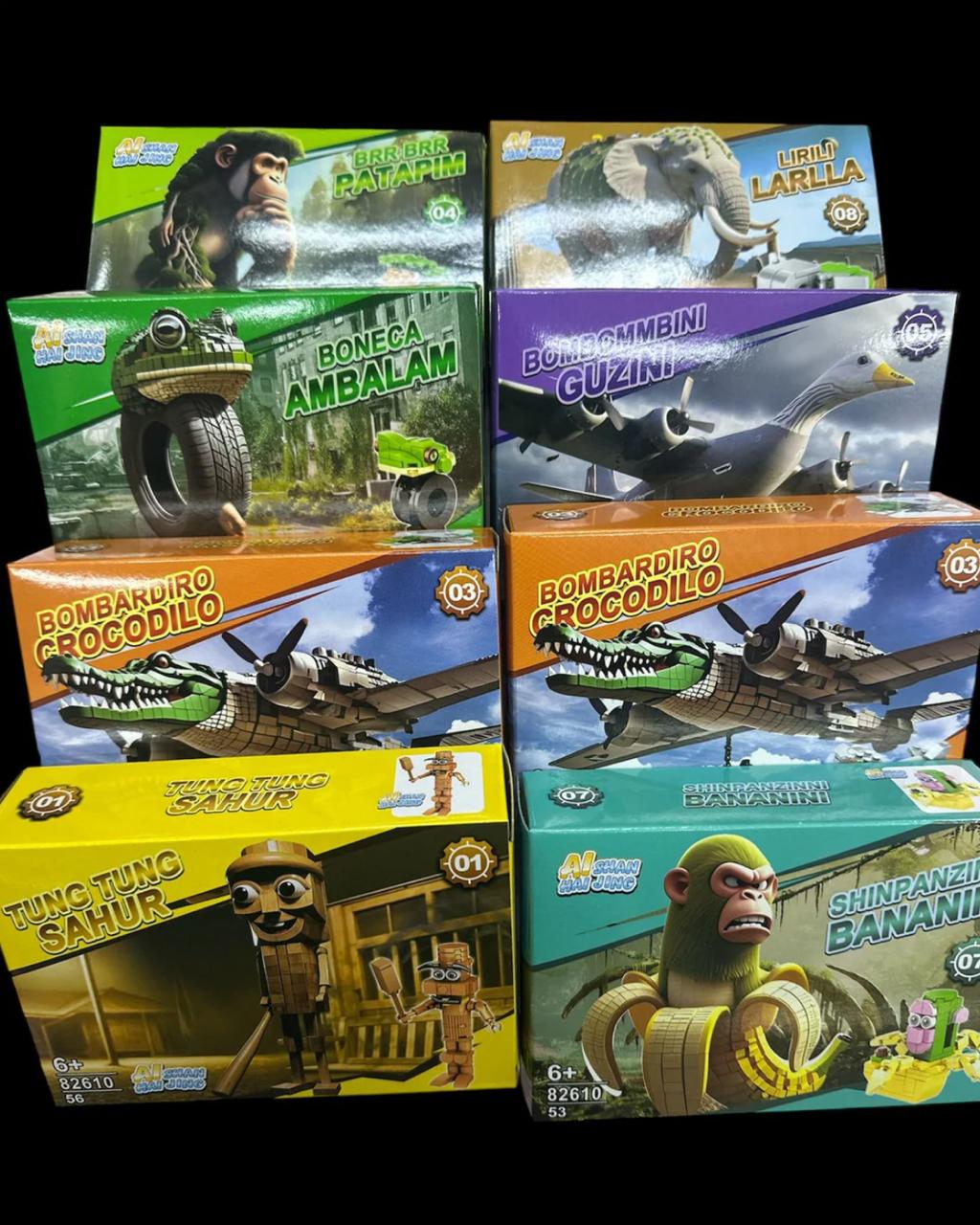 legos tralaleros con 8